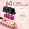 Go Brush Pro Rechargeable Cordless Hair Straightener Brush