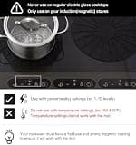 Lazy K 11-Inch Silicone Induction Cooktop Mat for Active Stovetop Cooking