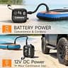 Calmara B1 Lightweight Cordless High Pressure SUP Pump with LED Display, 22 PSI