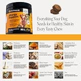 Premium Dog Allergy Relief Immunity Chews with Salmon Oil & Probiotics, 90 Ct