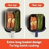 Bella 4-Quart Slim Space-Saving Air Fryer with Ceramic Nonstick Coating