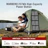 MARBERO 300W 237Wh Portable Power Station Camping Solar Generator Backup