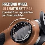 King C. Gillette Beard Trimmer PRO Cordless Grooming Kit (40 Settings, 20mm)