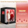 KASUE Upgraded 2-Person Portable Infrared Sauna Box with Dual Steamers