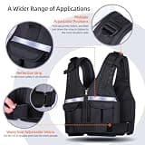 Sportneer Adjustable Weighted Vest Weights Set with Double-Lock System (2-18 Lbs)