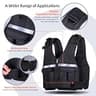 Sportneer Adjustable Weighted Vest Weights Set with Double-Lock System (2-18 Lbs)