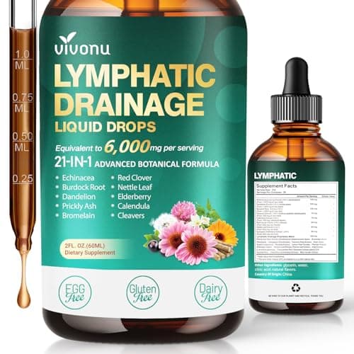 VivoNu 21-in-1 Liposomal Lymphatic Drainage Drops with Kelp and Fucoxanthin