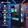 STGAubron Gaming PC Bundle with Intel Core i7, RTX 3050, 24" FHD Monitor