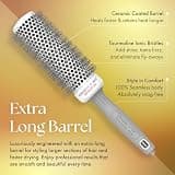 Olivia Garden Ceramic + Ion Speed XL Extra-Long Round Thermal Brush, 1.75-Inch