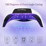 LKE 268W Professional UV LED Nail Dryer with 57 Beads and Automatic Sensor