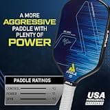 JOOLA Ben Johns Hyperion CAS 16mm Carbon Abrasion Surface Pickleball Paddle
