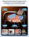 COMFIER Shiatsu Foot Massager with Fast Heat Kneading Rolling Compression