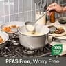 CAROTE 27-Piece Detachable Handle Ceramic Non-Toxic Cookware Set