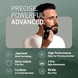 Panasonic ER-GB96-K Cordless Men's Long Beard Trimmer (58 Settings, 30mm)