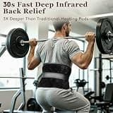 UTK 30-Second Fast Heating Far Infrared Carbon Fiber Pad with Smart Strap