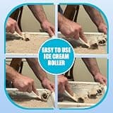 Extra Large 14x10-Inch Manual Rolled Ice Cream Maker Tray for Instant Homemade Rolls