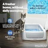 PetSafe ScoopFree Crystal Pro Legacy Uncovered Flat Low-Profile Litter Box