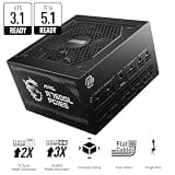 MSI MAG A750GL PCIE5 750W 80 Plus Gold ATX 3.1 Fully Modular Power Supply