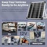 Voltset 20W 12V Monocrystalline Solar Battery Charger Panel with Built-In MPPT Controller