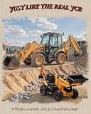 First Ride On JCB 3CX 24V Battery-Powered 3-in-1 Excavator Ride-On Toy