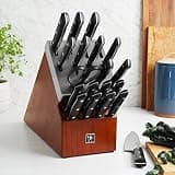 Henckels Dynamic 20-Piece Razor-Sharp Knife Set with Self-Sharpening Block