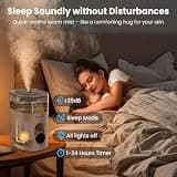 GloryAir 6L Top-Fill Cool and Warm Mist Humidifier with Ambient Lighting