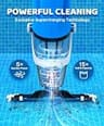 PureSwirlz Cordless Handheld Pool Vacuum with 78.7-Inch Telescopic Reach