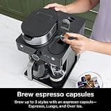 Ninja CFN601 Espresso & Coffee Barista System with Nespresso Capsule Support