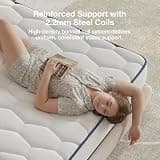 Novilla 6-Inch Twin Hybrid Mattress with Bonnell Springs for Spine Support