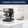 De'Longhi Stilosa EC260BK 15-Bar Manual Espresso Maker with Steam Wand for Small Spaces