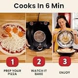 Piezano 12-Inch Electric Clamshell Pizza Oven