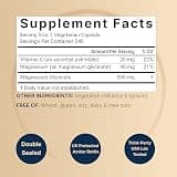 Naturebell Pure Magnesium Glycinate 500mg Chelated 240 Veggie Capsules