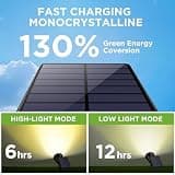 InnoGear Waterproof Solar Garden Spotlights, High-Durability Design (6-Pack)