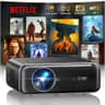 Upgrad P62 Pro Smart Outdoor Movie Projector with WiFi, Bluetooth and 4K Support