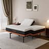 ESHINE Split-Top Queen Adjustable Bed Frame and Custom 12-Inch Gel Memory Foam Mattress