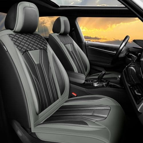 Conjie Premium Custom Faux Leather Full Seat Covers for Nissan Frontier