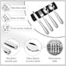 7oz Heavy Stainless Steel 4-Piece Weighted Utensil Set with Travel Bag