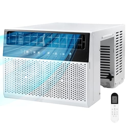 Electactic 10,000 BTU Saddle-Style Window Air Conditioner with Sleep Timer