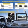 Yakry Y27-N 1080P Wireless RV Backup Camera System with 7" Touch-Key Monitor
