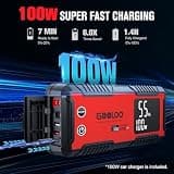 GOOLOO GT6000 Portable Car Jump Starter Battery Pack (6000A Peak, 27,000mAh)