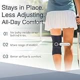 EXOUS BODYGEAR 4-Way Adjustable Wraparound Knee Brace with Stabilizer