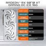 GIGABYTE Radeon RX 9070 XT Gaming OC ICE 16GB GDDR6 PCIe 5.0 Video Card