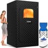 X-Vcak Upgraded Single-Person Portable Home Steam Sauna, 9-Level Heat