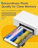 Liene M100 Compact Wireless Dye-Sublimation 4x6 Photo Printer Starter Kit with 20 Sheets