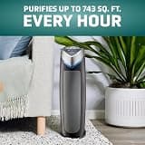 GermGuardian AC4825E 4-in-1 True HEPA Air Purifier with UV-C Sanitizer