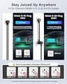 EVDANCE Portable Level 1 & 2 EV Charging Station, 16A Dual Voltage, 25-Foot