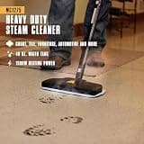 McCulloch MC1275 Heavy-Duty Canister Steam Cleaner for Automotive Detailing