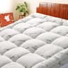 Premium 1000 GSM Extra Thick Cooling Bamboo Down Alternative Topper Queen
