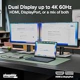 Plugable UD-6950PDH USB-C Dual 4K Monitor Docking Station for MacBook Pro