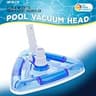 U.S. Pool Supply Weighted Transparent Triangular Pool Vacuum Head with Swivel